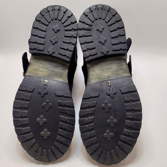 Women's Steve Madden Black Buckle Ankle Boots, Size 7 EUC! - Picture 5 of 8